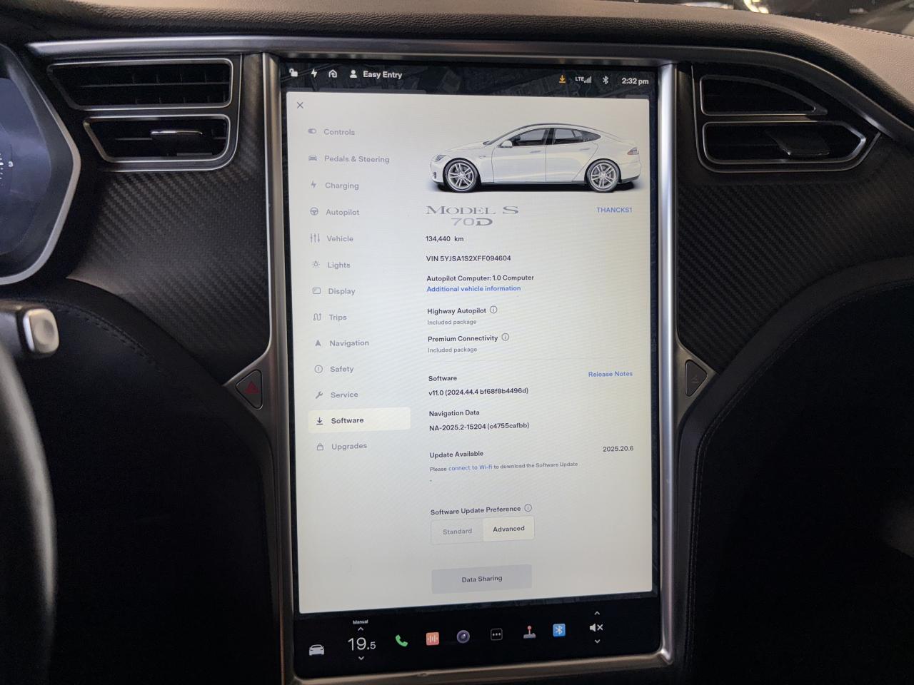 2015 Tesla Model S 70D|AWD|HIGHWAYAUTOPILOT|NAV|PANOROOF|VEGANLEATHER - Photo #11