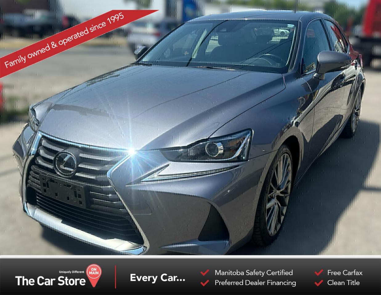 Used 2018 Lexus IS Premium Pkg AWD| Sunroof | Clean Title for sale in Winnipeg, MB
