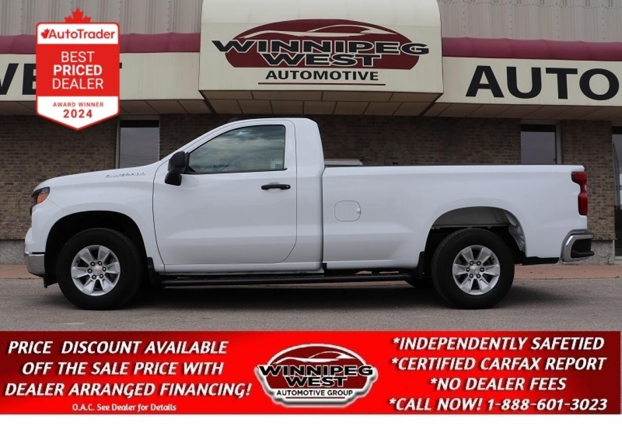 Used 2024 Chevrolet Silverado 1500 5.3L V8 10SP, 8FT BOX, WELL EQUIPPED/AS NEW/LOW KM for sale in Headingley, MB