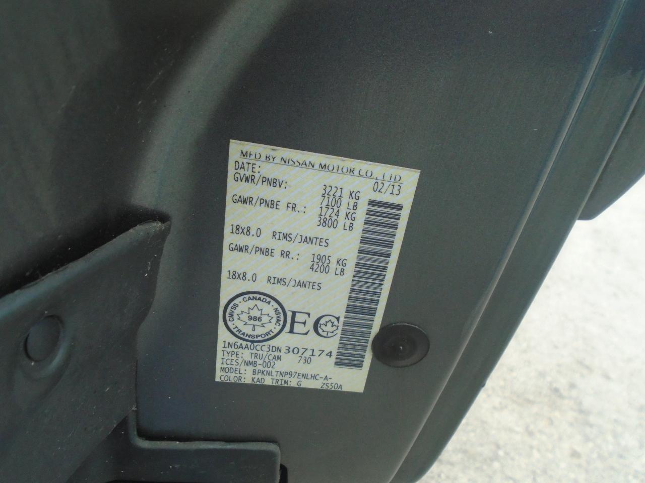 2013 Nissan Titan 4WD King Cab SWB SV - Photo #41