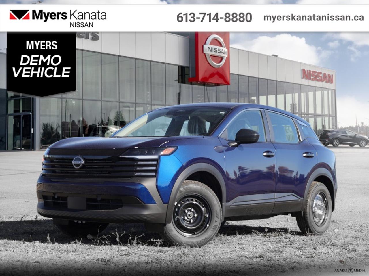 <b>Heated Seats,  Blind Spot Warning,  Lane Departure Warning,  Collision Mitigation!</b><br> <br>  Compare at $41534 - KANATA NISSAN PRICE is just $39183! <br> <br>This contemporary crossover blends refined styling, advanced technology, and confident versatility. This 2026 Nissan Kicks is for sale today in Kanata. This SUV has 15,964 km. Its Deep Blue Pearl in colour. It has an Automatic transmission and is powered by a 141HP 2.0L 4 Cylinder Engine. <br> <br> Our Kickss trim level is S AWD. Inside, youll find heated front seats, a sport steering wheel, and a 12.3-inch touchscreen display with NissanConnect, wireless Apple CarPlay and Android Auto, Bluetooth streaming, and voice recognition. Convenience features like keyless entry with push-button start, Intelligent Cruise Control, and versatile 60/40 split-folding rear seats make daily drives effortless. Advanced safety systems, including Blind Spot Warning, Rear Cross Traffic Alert, Intelligent Emergency Braking, Lane Departure Warning, and a RearView Monitor, provide added confidence and peace of mind on every journey. This vehicle has been upgraded with the following features: Heated Seats, Blind Spot Warning, Lane Departure Warning, Collision Mitigation.<br> <br/><br>*LIFETIME ENGINE TRANSMISSION WARRANTY NOT AVAILABLE ON VEHICLES WITH KMS EXCEEDING 140,000KM, VEHICLES 8 YEARS & OLDER, OR HIGHLINE BRAND VEHICLE(eg. BMW, INFINITI. CADILLAC, LEXUS...)<br> Come by and check out our fleet of 80+ used cars and trucks and 100+ new cars and trucks for sale in Kanata.  o~o
