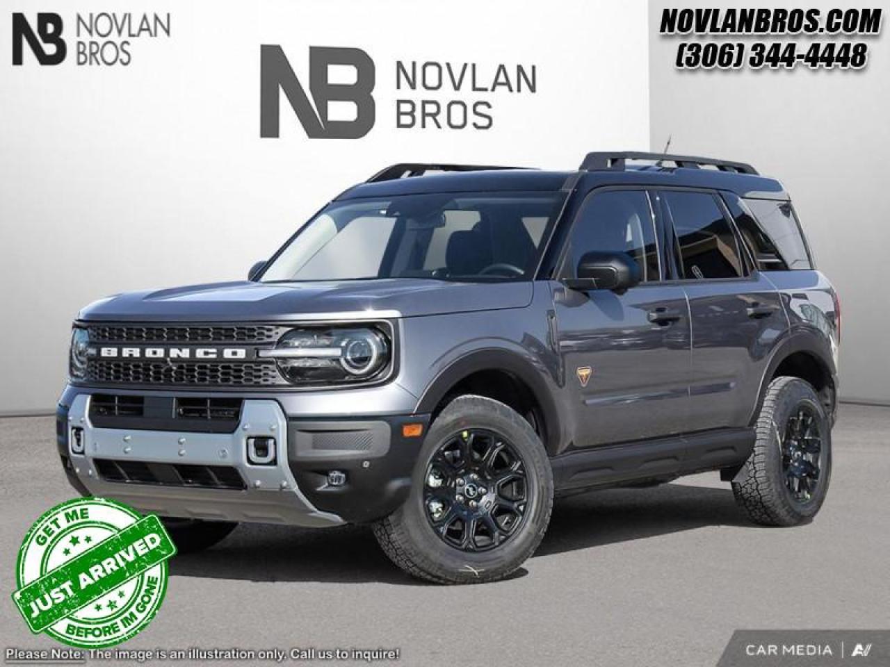 New 2025 Ford Bronco Sport Badlands  - Sunroof for sale in Paradise Hill, SK