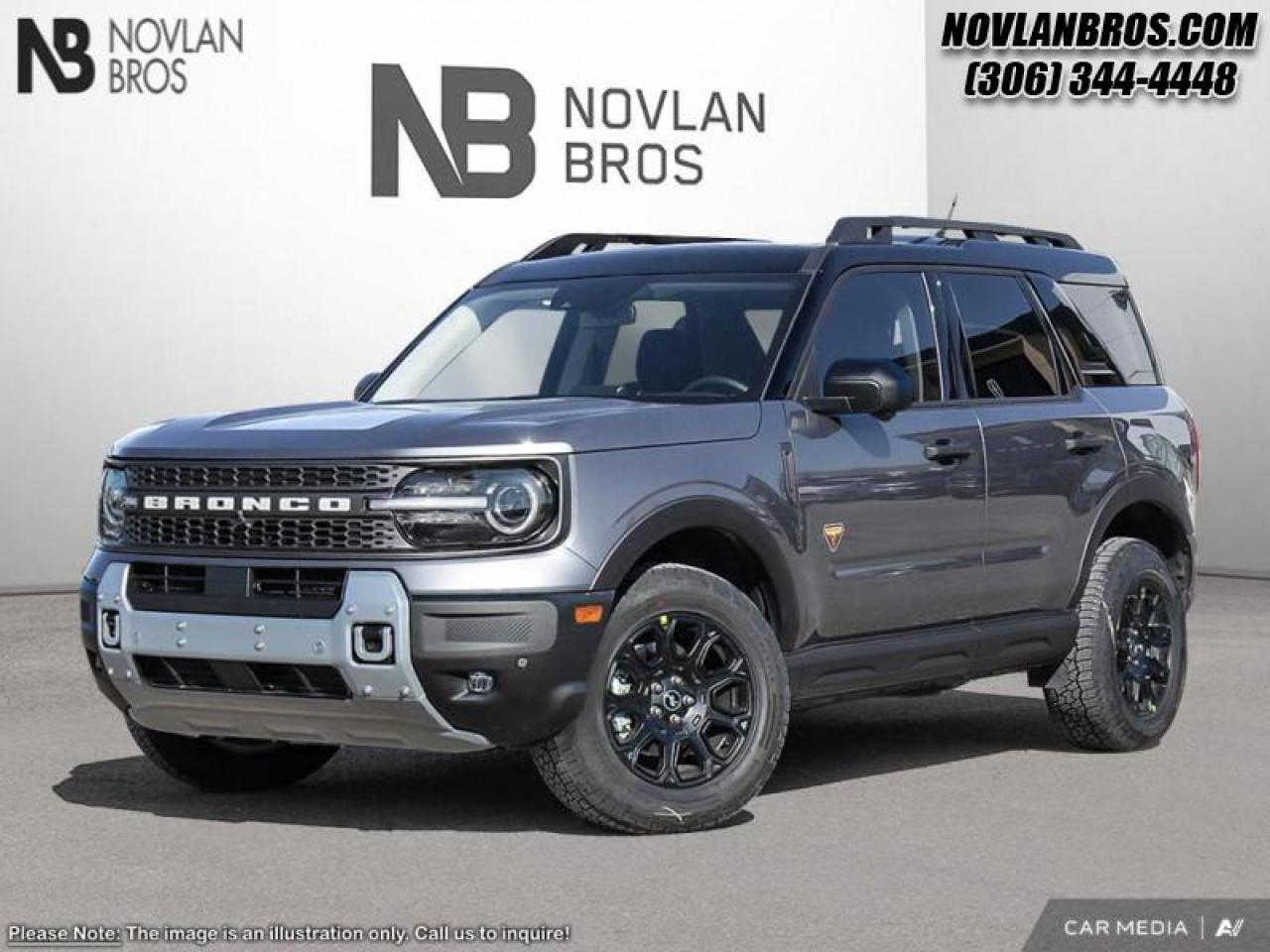 New 2025 Ford Bronco Sport Badlands  - Sunroof for sale in Paradise Hill, SK