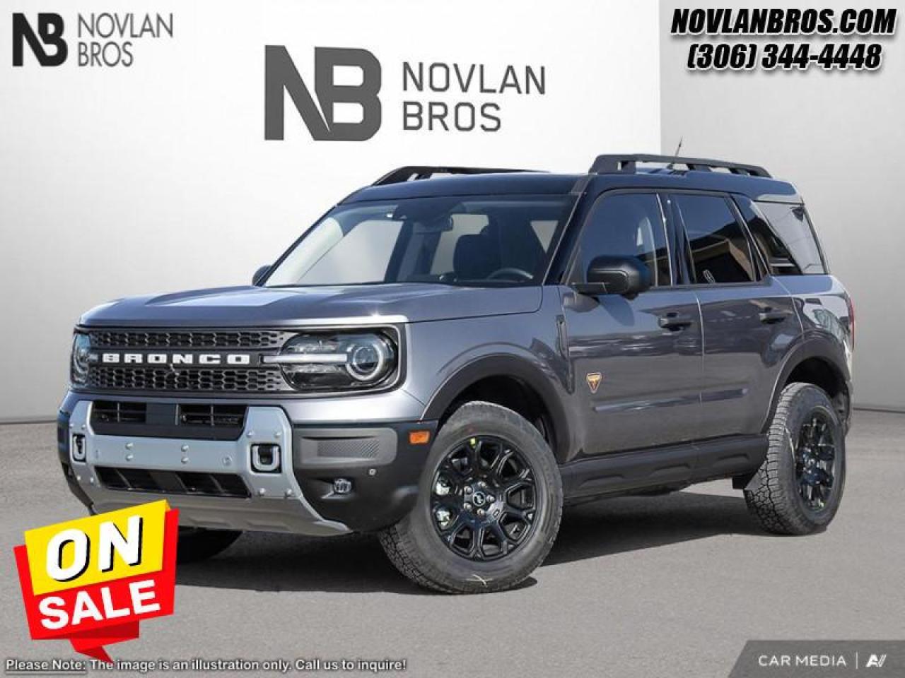 New 2025 Ford Bronco Sport Badlands  - Sunroof for sale in Paradise Hill, SK