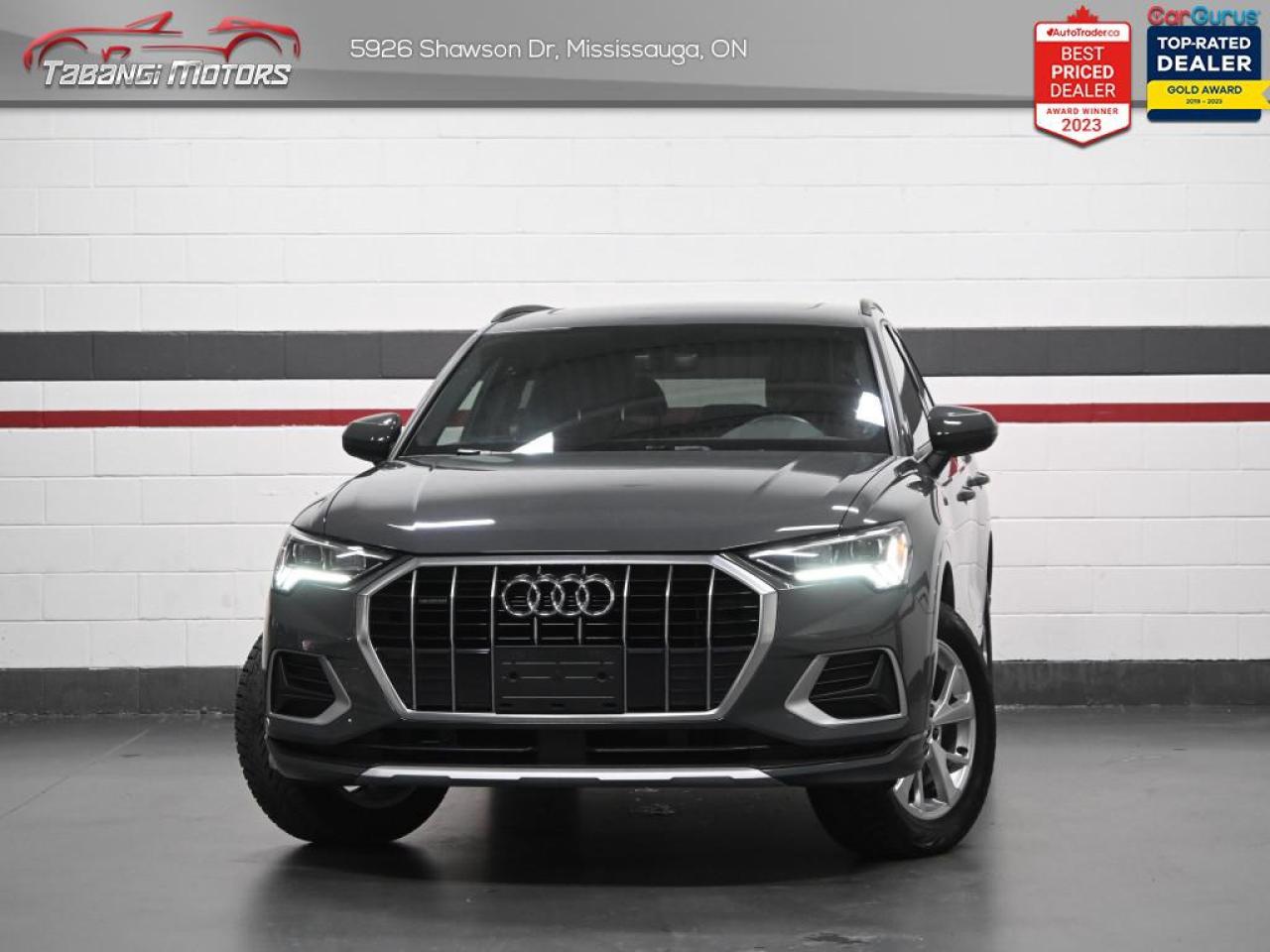 Used 2021 Audi Q3 No Accident Brown Leather Digital Dash Panoramic Roof Park Aid for sale in Mississauga, ON