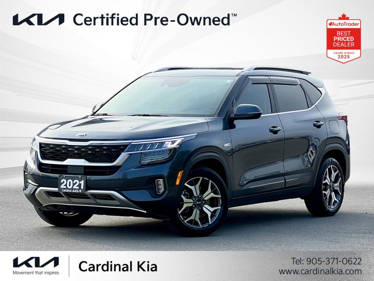 Used 2021 Kia Seltos EX PREMIUM AWD for sale in Niagara Falls, ON