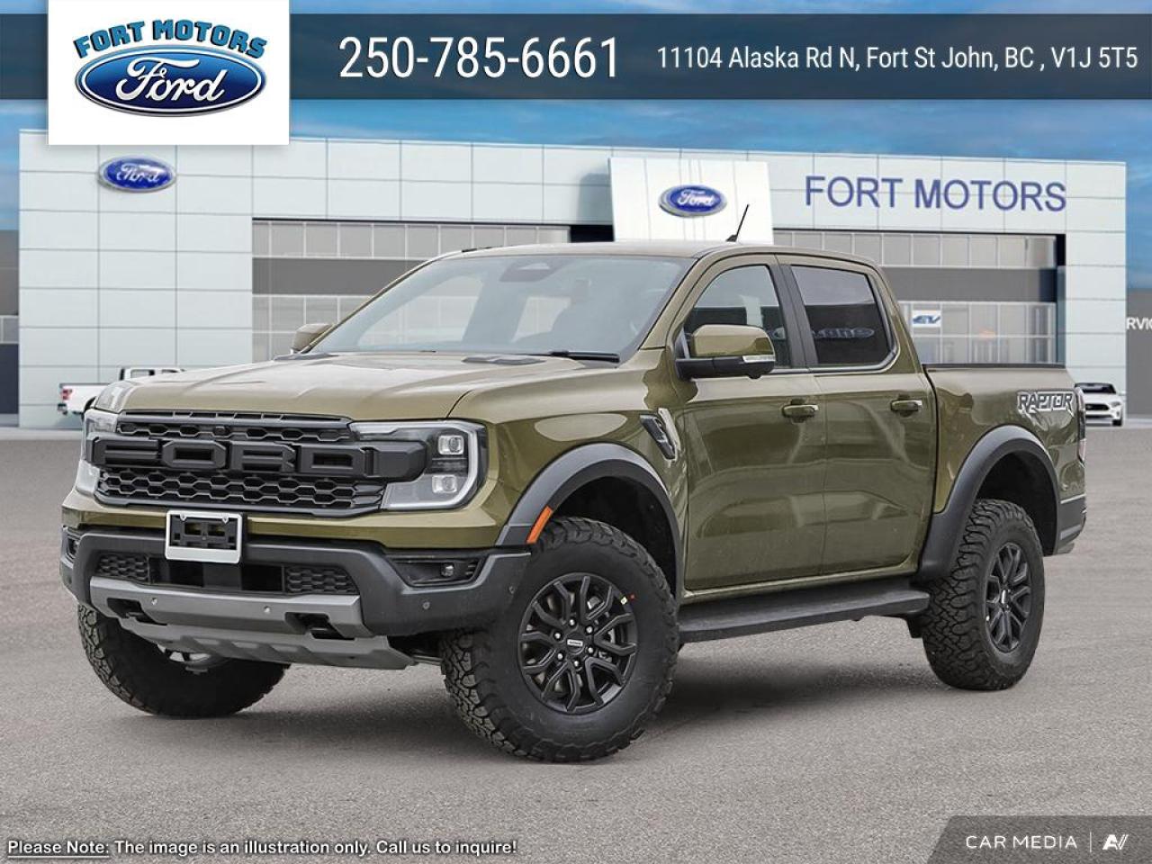 New 2025 Ford Ranger Raptor® for sale in Fort St John, BC