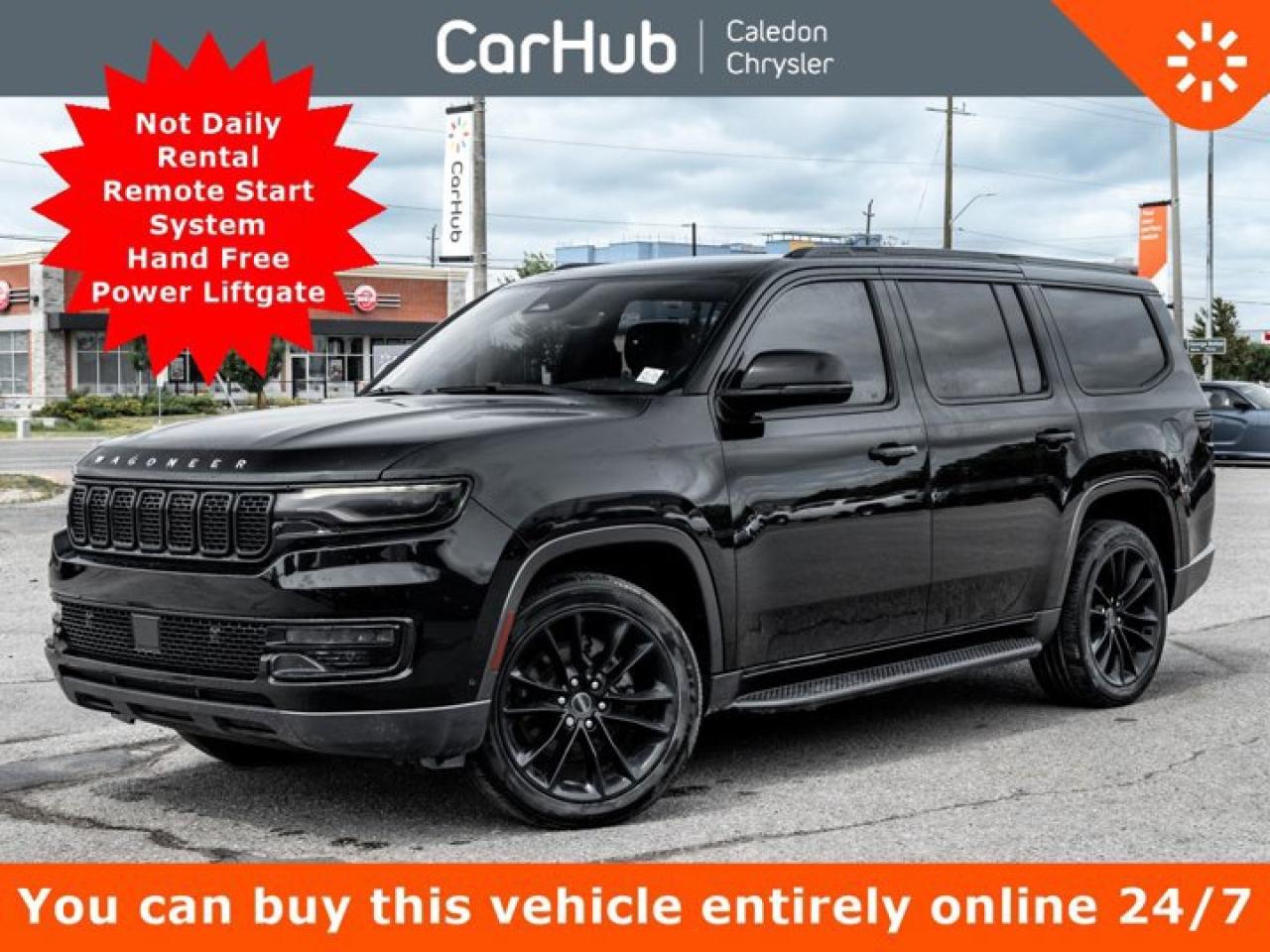 Used 2022 Jeep Wagoneer Series II Pano Roof 8 Passenger Vented front Seats Seats for sale in Bolton, ON