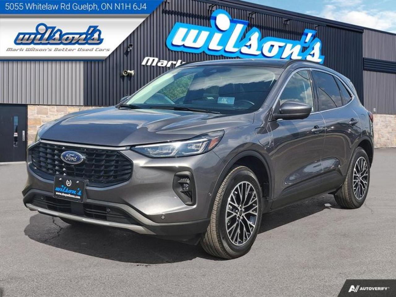 Used 2024 Ford Escape PHEV | Leather | Panoramic Sunroof | Premium Pkg | 360 Camera | HUD | Active Park Assist | and More! for sale in Guelph, ON