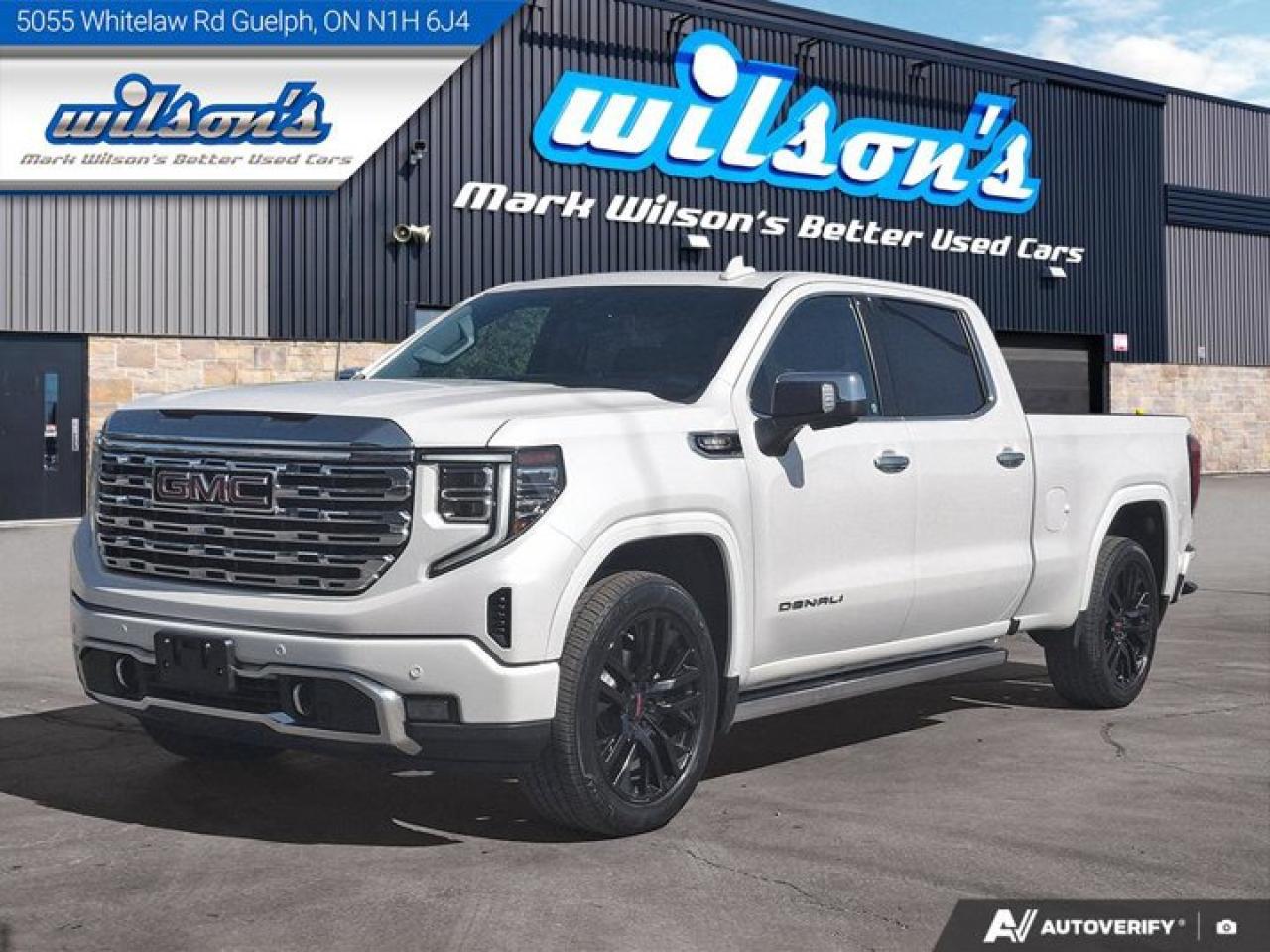 Used 2023 GMC Sierra 1500 Denali Crew | Duramax Diesel | Leather | Sunroof | Adaptive Cruise | 360 Camera | and Much More ! for sale in Guelph, ON