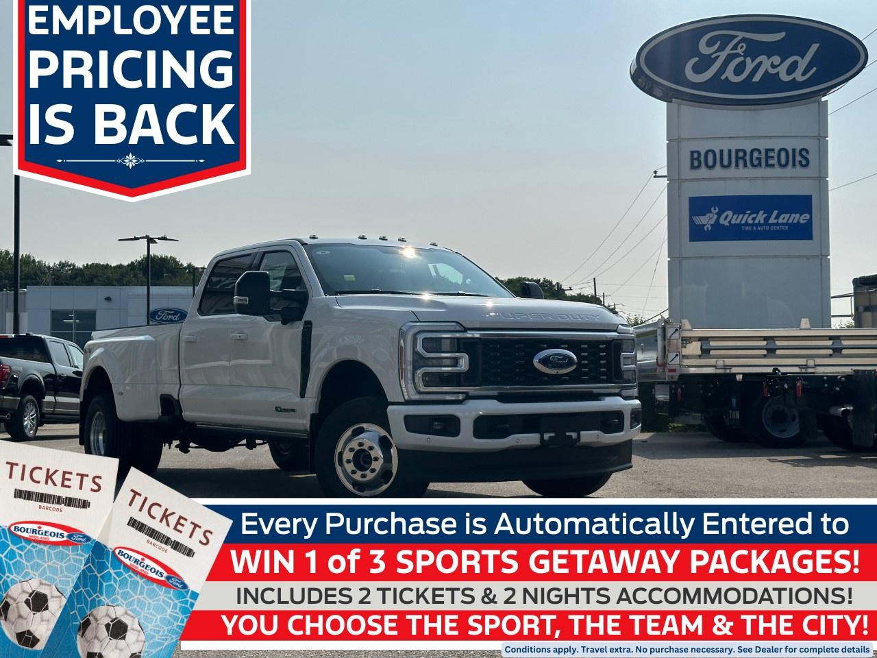 New 2025 Ford F-350 Super Duty DRW PLATINUM 4WD CREW CAB 8' BOX for sale in Midland, ON