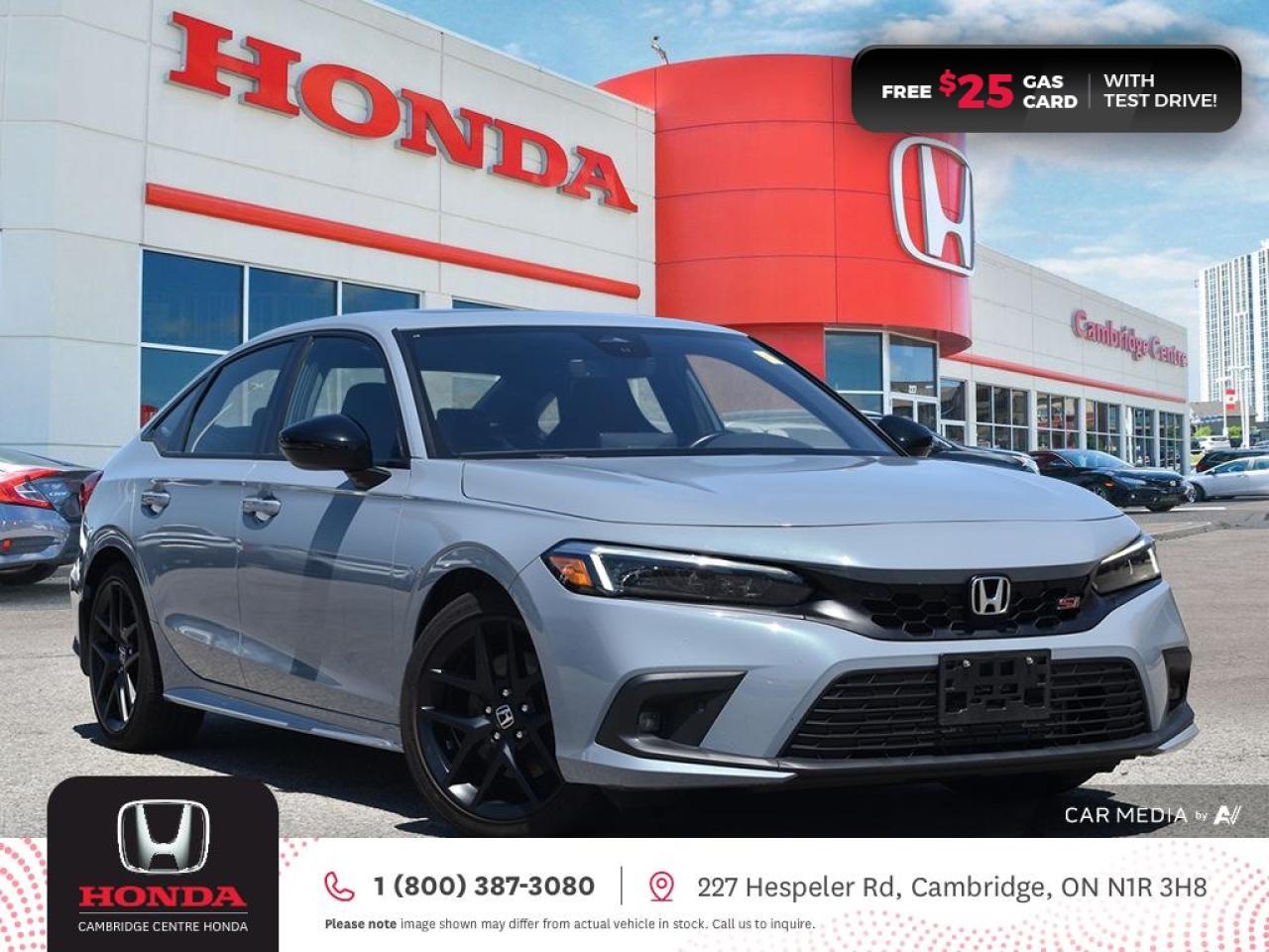 Used 2023 Honda Civic Si HONDA SENSING TECHNOLOGIES | REARVIEW CAMERA | APPLE CARPLAY™/ANDROID AUTO™ for sale in Cambridge, ON