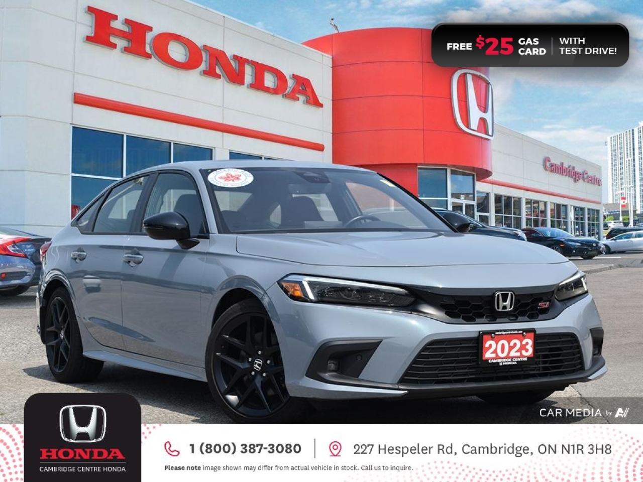 Used 2023 Honda Civic Si HONDA SENSING TECHNOLOGIES | REARVIEW CAMERA | APPLE CARPLAY™/ANDROID AUTO™ for sale in Cambridge, ON
