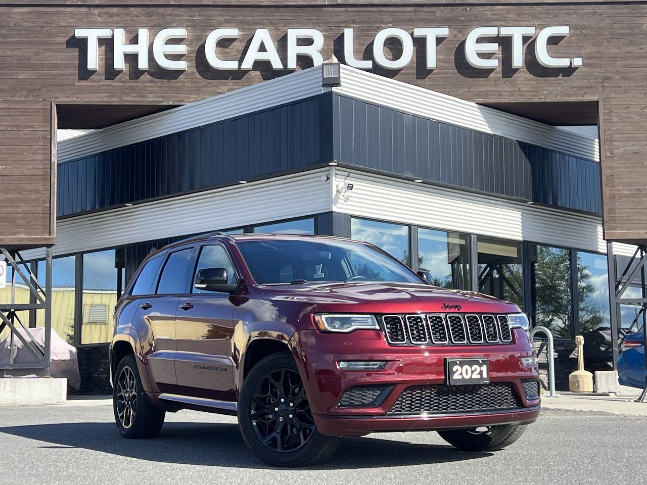 Used 2021 Jeep Grand Cherokee Limited APPLE CARPLAY/ANDROID AUTO, HEATED LEATHER SEATS, MOONROOF, BACK UP CAM!! for sale in Sudbury, ON