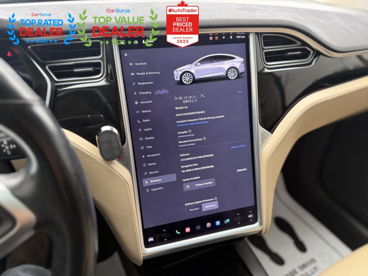 2017 Tesla Model X 90D  | STANDARD CONNECTIVITY | AUTOPILOT | LOADED Photo