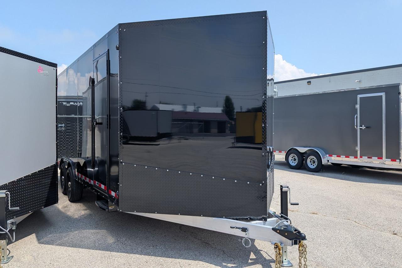 2025 Canadian Trailer Company 8.5x20 V-Nose Cargo Trailer Aluminum Tandem Axle Photo8