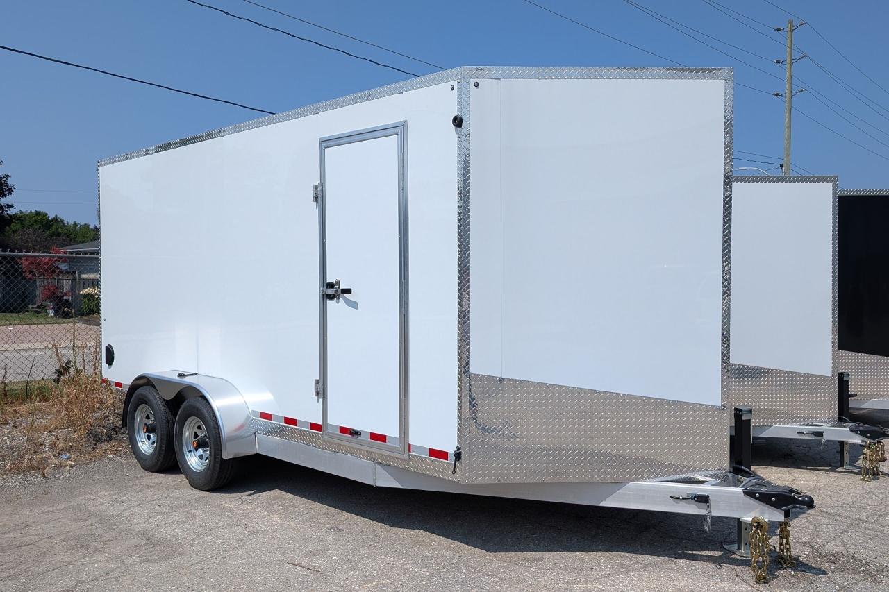 New 2025 Canadian Trailer Company 7x16 V-Nose Cargo Trailer Aluminum Tandem Axle for sale in Guelph, ON