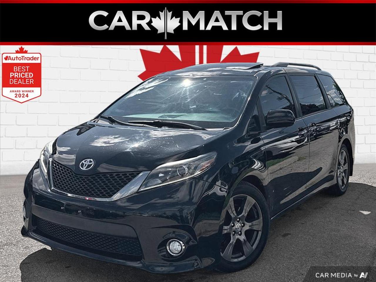 Used 2017 Toyota Sienna SE / NO ACCIDENTS/ 7 SEATER / LEATHER / ROOF / NAV for sale in Cambridge, ON