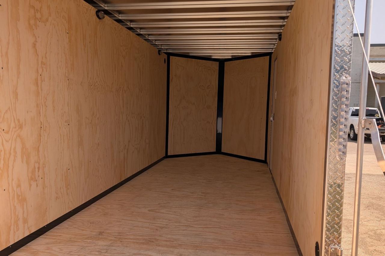 2025 Canadian Trailer Company 7x16 V-Nose Cargo Trailer Aluminum Tandem Axle