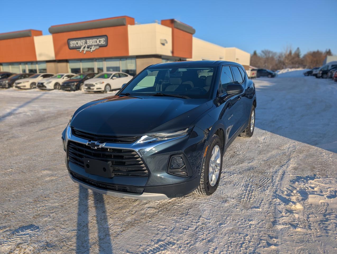 <p>Come finance this vehicle with us. Apply on our website stonebridgeauto.com&nbsp;</p><p>&nbsp;</p><p>2019 Chevrolet Blazer 2LT with only 75000kms. 3.6 liter V6 All wheel drive&nbsp;</p><p>&nbsp;</p><p>Clean title and safetied. Always owned in Manitoba. Great service records&nbsp;</p><p>&nbsp;</p><p>Command start&nbsp;</p><p>Heated front seats&nbsp;</p><p>Factory tow package&nbsp;</p><p>Apple Carplay/Android auto&nbsp;</p><p>Dual climate control&nbsp;</p><p>Power driver seat&nbsp;</p><p>Selectable AWD</p><p>&nbsp;</p><p>We take trades! Vehicle is for sale in Steinbach by STONE BRIDGE AUTO INC. Dealer #5000 we are a small business focused on customer satisfaction. Text or call before coming to view and ask for sales</p><p>&nbsp;</p>