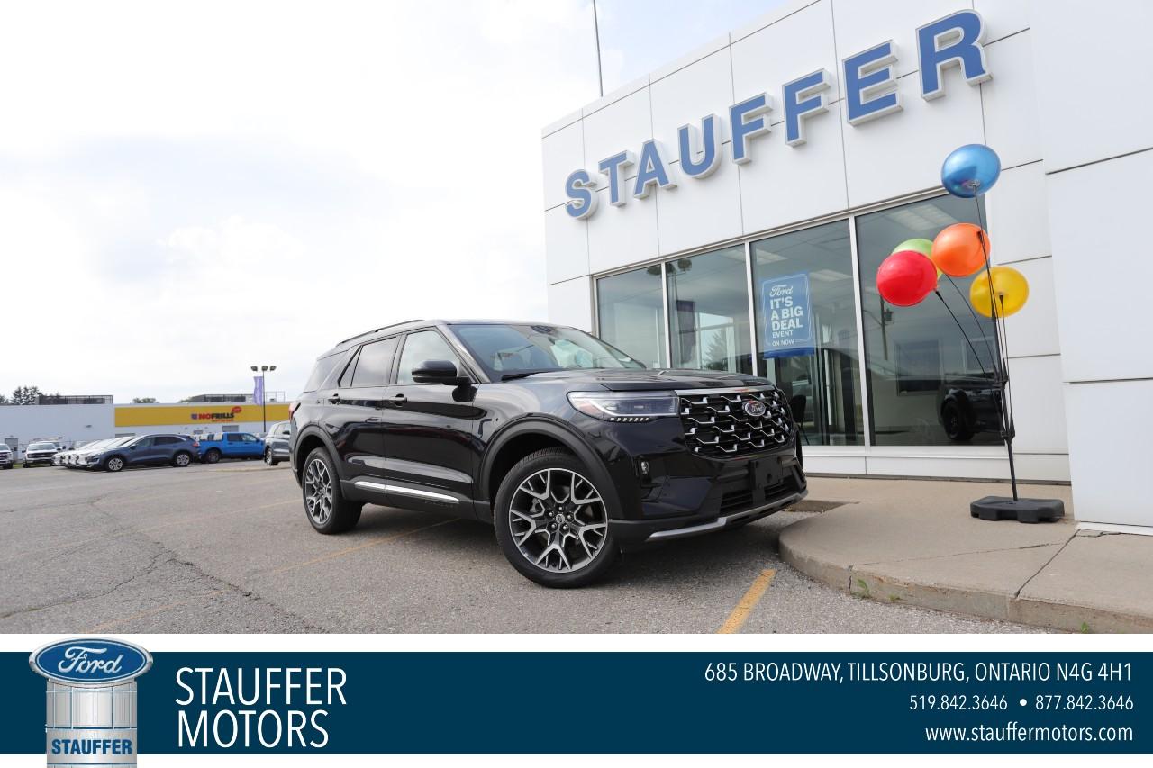 New 2025 Ford Explorer Platinum 4wd for sale in Tillsonburg, ON
