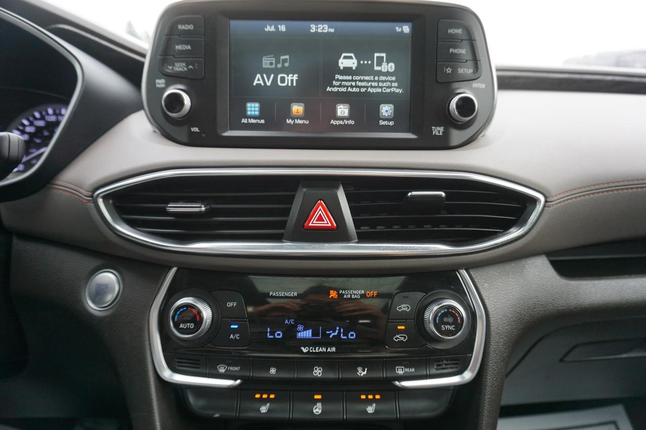 2020 Hyundai Santa Fe AWD CERTIFIED *ACCIDENT FREE* CAMERA NAV BLUETOOTH LEATHER HEATED SEATS PANO ROOF CRUISE ALLOYS Photo