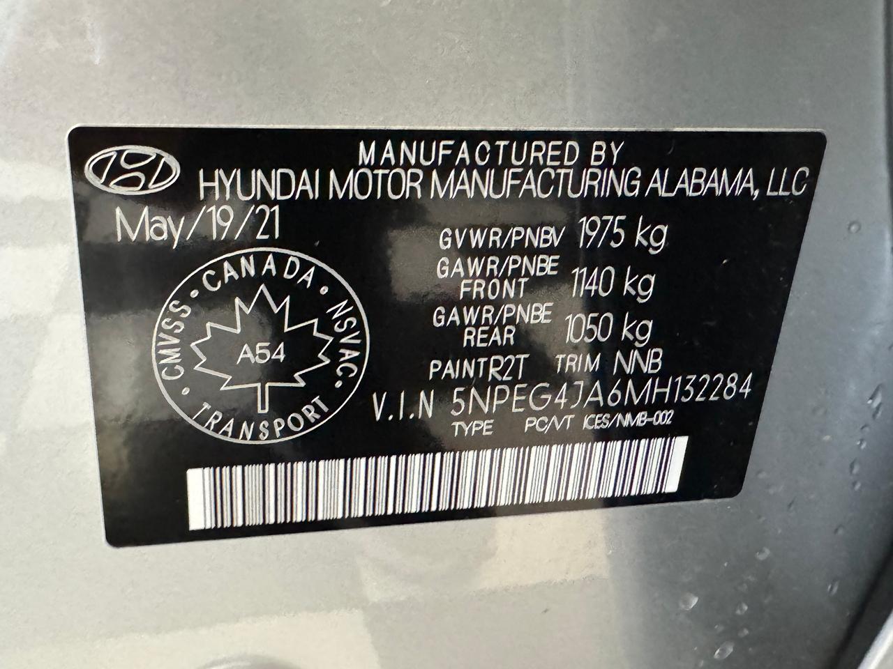 2021 Hyundai Sonata Preferred+Lane Keep+Adaptive Cruise+CLEAN CARFAX Photo