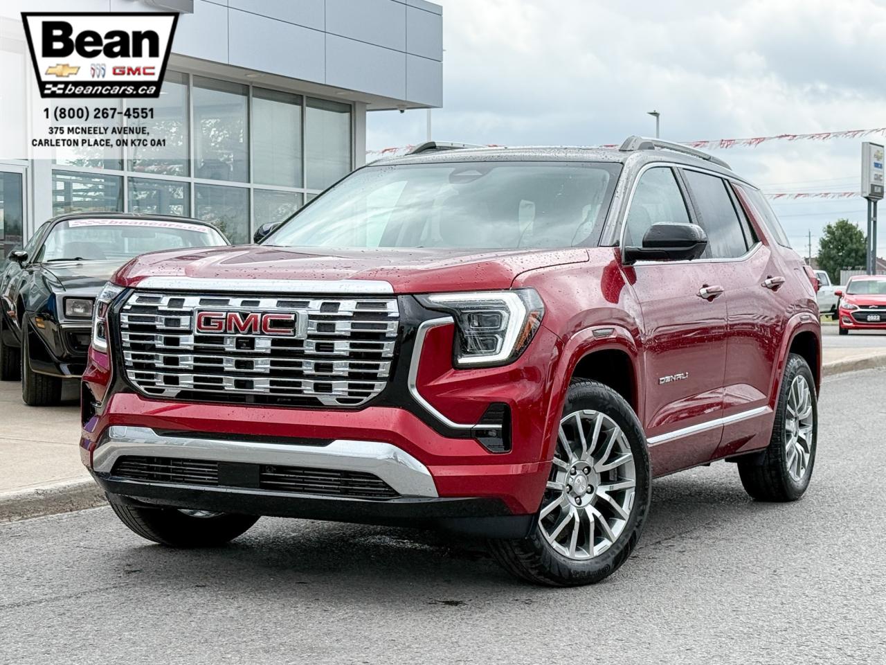 New 2026 GMC Terrain Denali 1.5L 4 CYL WITH REMOTE START/ENTRY, SUNROOF, HEATED/VENTILATED SEATS, HEATED STEERING WHEEL, ADAPTIVE CRUISE CONTROL, BOSE SOUND SYSTEM, APPLE CARPLAY AND ANDROID AUTO for sale in Carleton Place, ON