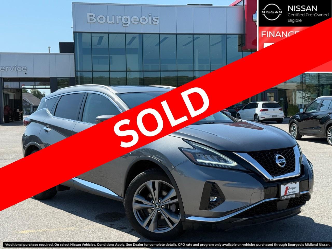 Used 2021 Nissan Murano AWD PLATINUM for sale in Midland, ON