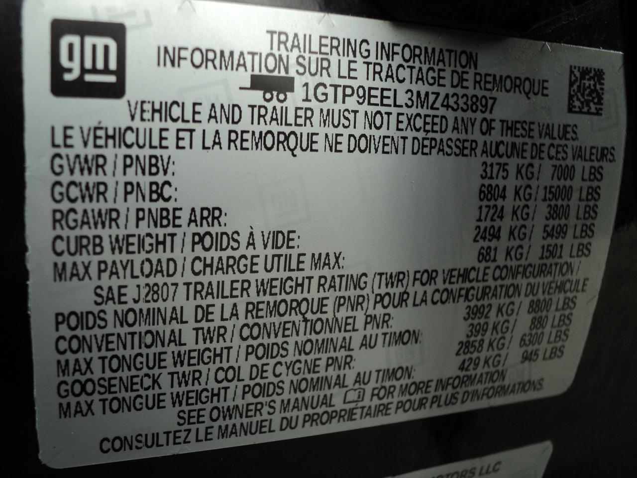 2021 GMC Sierra 1500 AT4 CrewCab 4WD 6.2L8cyl 5'9"Box LeatherHeatedCool - Photo #36