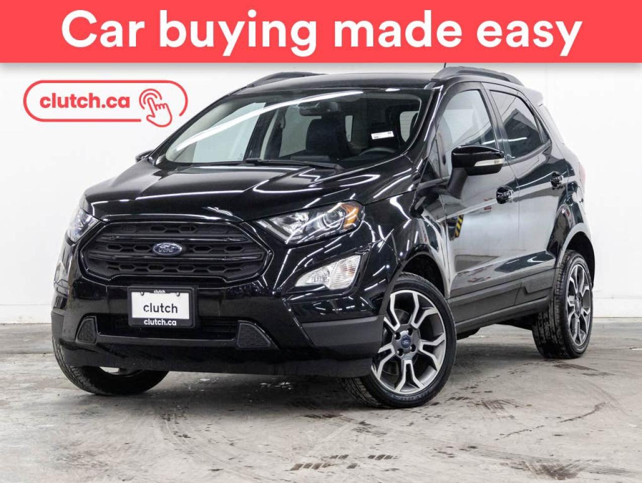 Used 2020 Ford EcoSport SES 4WD w/Apple CarPlay & Android Auto, Heated Front Seats, Backup Cam for sale in Toronto, ON