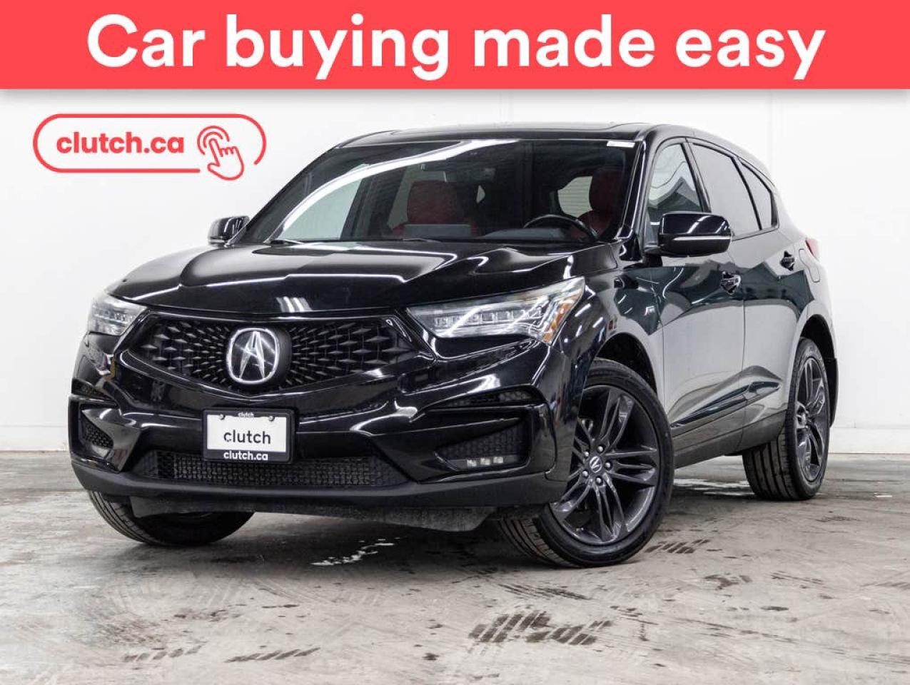 Used 2020 Acura RDX A-Spec AWD w/ Apple CarPlay & Android Auto, Nav, Panoramic Moonroof for sale in Toronto, ON