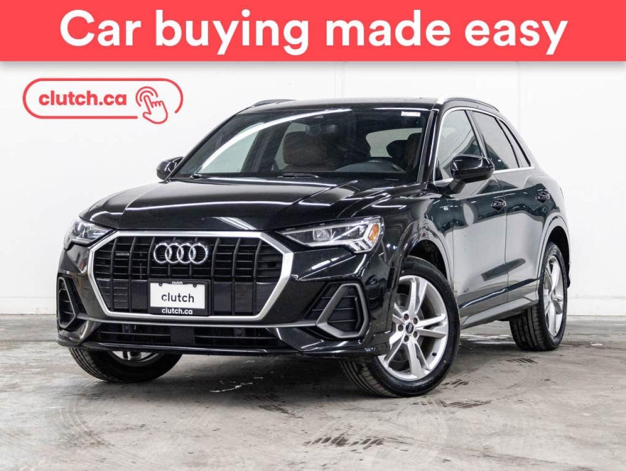 Used 2021 Audi Q3 45 Progressiv AWD w/Apple CarPlay & Android Auto, Heated Front Seats, Backup Cam for sale in Toronto, ON