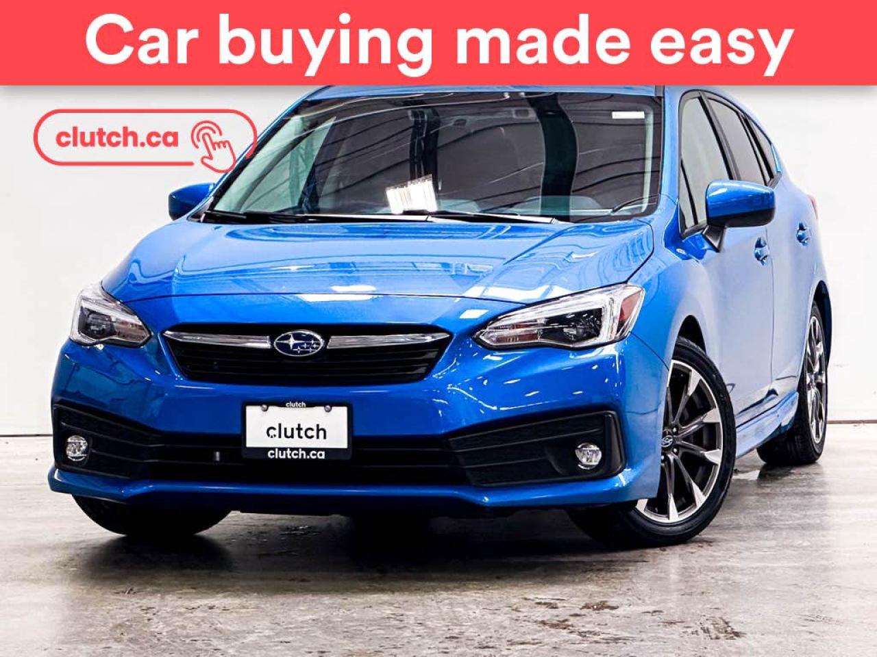Used 2020 Subaru Impreza Sport AWD w/ EyeSight w/ Apple CarPlay, Heated Front Seats, Rearview Cam for sale in Toronto, ON