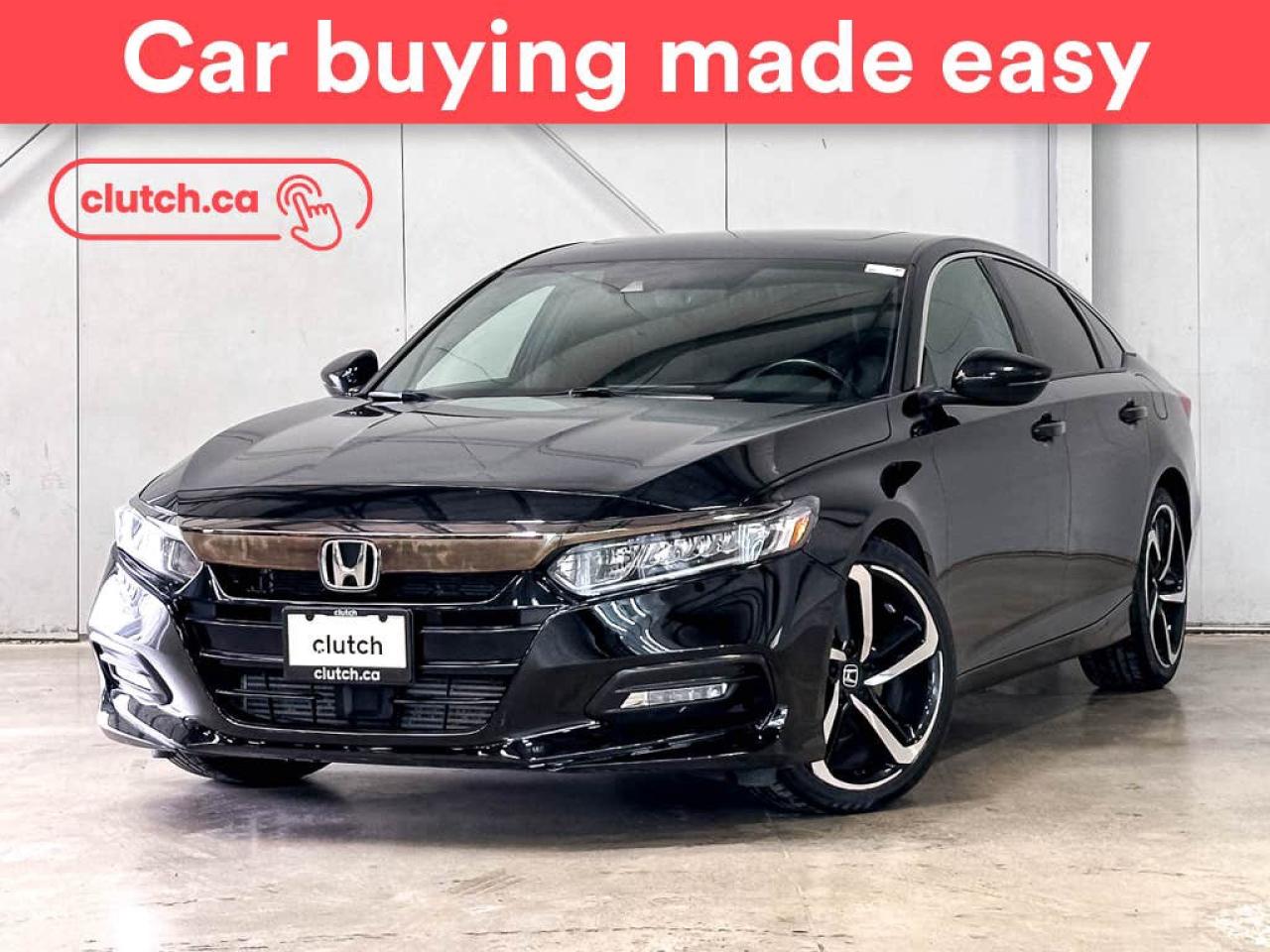 Used 2018 Honda Accord Sport w/ Apple CarPlay, Heated Front Seats, Rearview Cam for sale in Toronto, ON