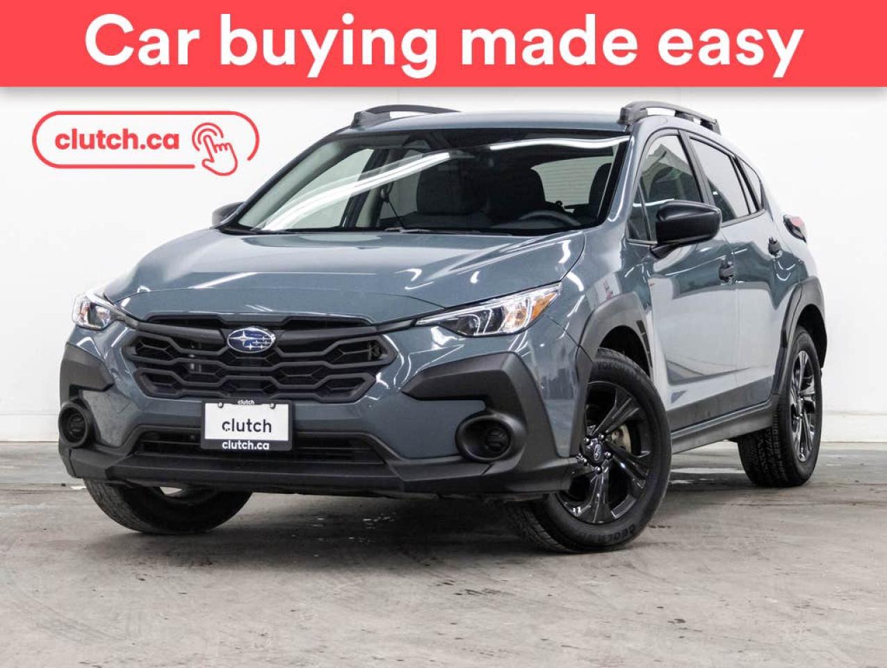 Used 2024 Subaru XV Crosstrek Convenience AWD w/ /Apple CarPlay & Android Auto, Rearview Cam, A/C for sale in Toronto, ON