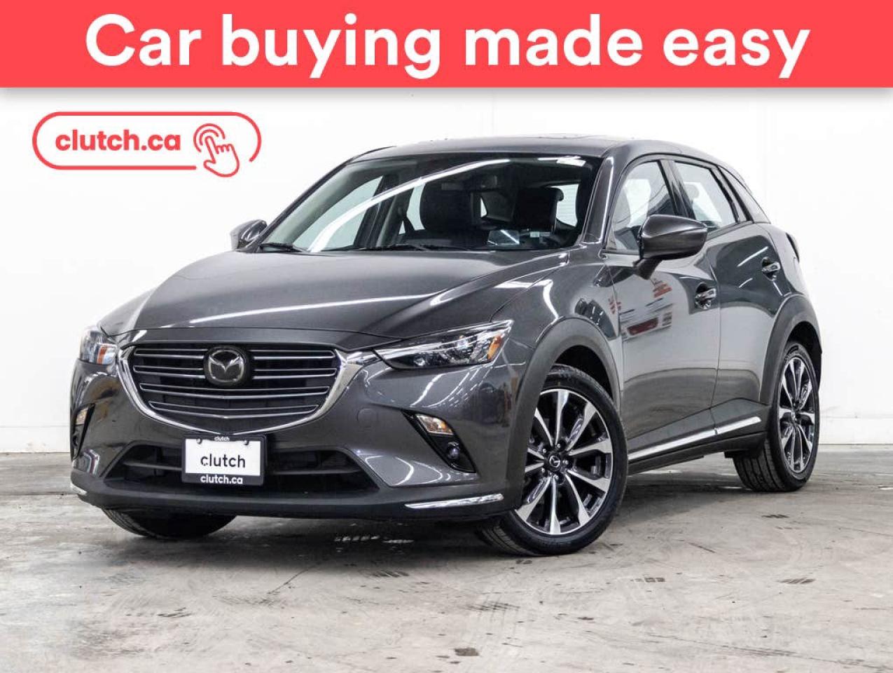 Used 2021 Mazda CX-3 GT AWD w/ Apple CarPlay & Android Auto, Power Moonroof, Nav for sale in Toronto, ON