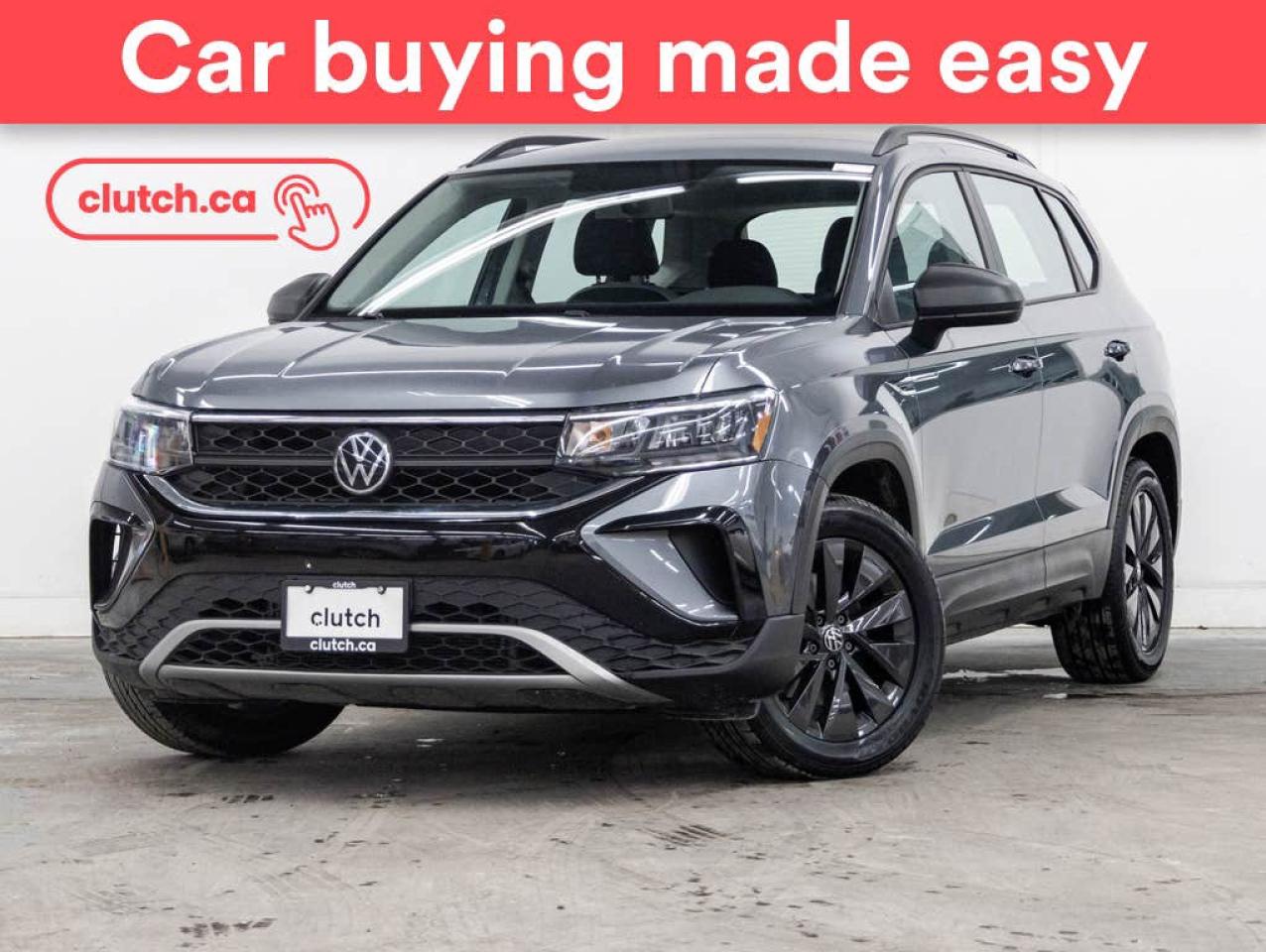 Used 2022 Volkswagen Taos Trendline AWD w/ Apple CarPlay & Android Auto, Rearview Cam, Front Heated Seats for sale in Toronto, ON