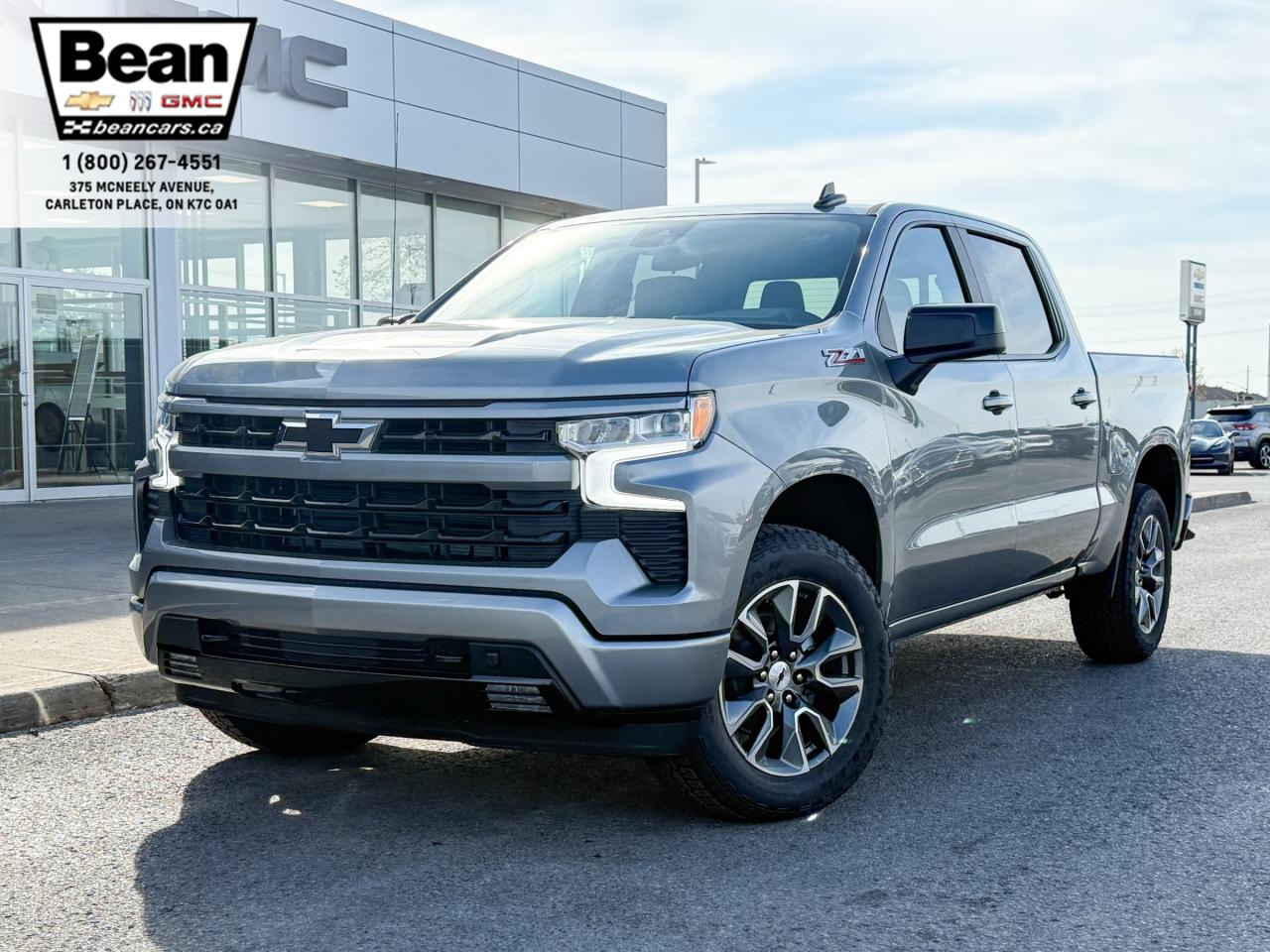 New 2025 Chevrolet Silverado 1500 RST 5.3L V8 WITH REMOTE START/ENTRY, HEATED FRONT SEATS, HEATED STEERING WHEEL, HD REAR VISION, BOSE SOUND SYSTEM, APPLE CARPLAY AND ANDROID AUTO for sale in Carleton Place, ON