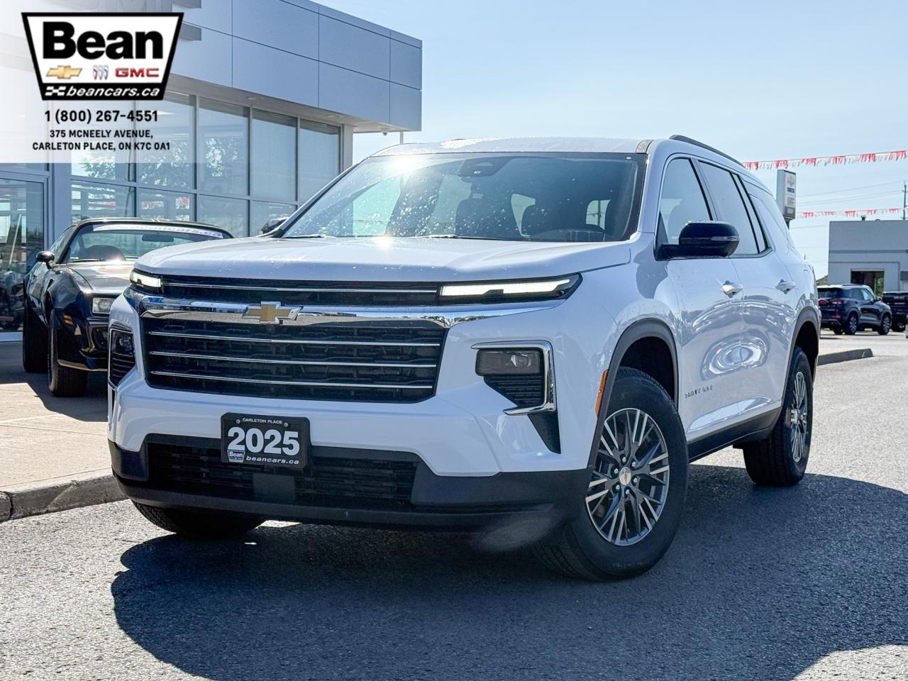 New 2025 Chevrolet Traverse LT 2.5L 4 CYL WITH REMOTE START/ENTRY, HEATED SEATS, HEATED STEERING WHEEL, POWER LIFTGATE, HD SURROUND VISION, APPLE CARPLAY AND ANDROID AUTO for sale in Carleton Place, ON