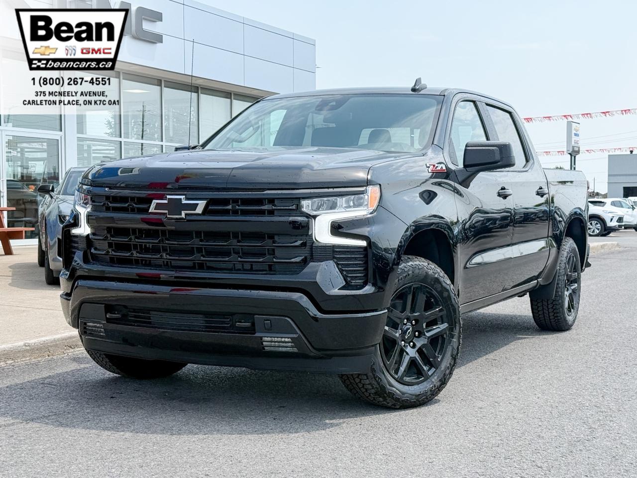 New 2025 Chevrolet Silverado 1500 RST 5.3L V8 WITH REMOTE START/ENTRY, HEATED SEATS, HEATED STEERING WHEEL, HD REAR VISION, APPLE CARPLAY AND ANDROID AUTO for sale in Carleton Place, ON