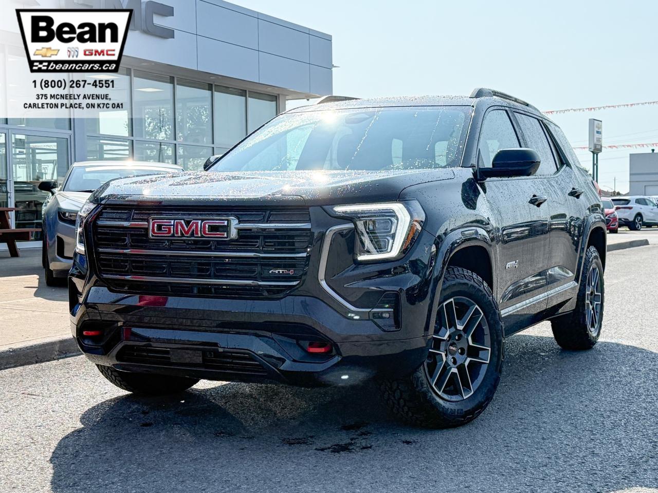 New 2026 GMC Terrain AT4 1.5L 4 CYL WITH REMOTE START/ENTRY, SUNROOF, HEATED SEATS, HEATED STEERING WHEEL, ADAPTIVE CRUISE CONTROL, HD REAR VIEW CAMERA, APPLE CARPLAY AND ANDROID AUTO for sale in Carleton Place, ON