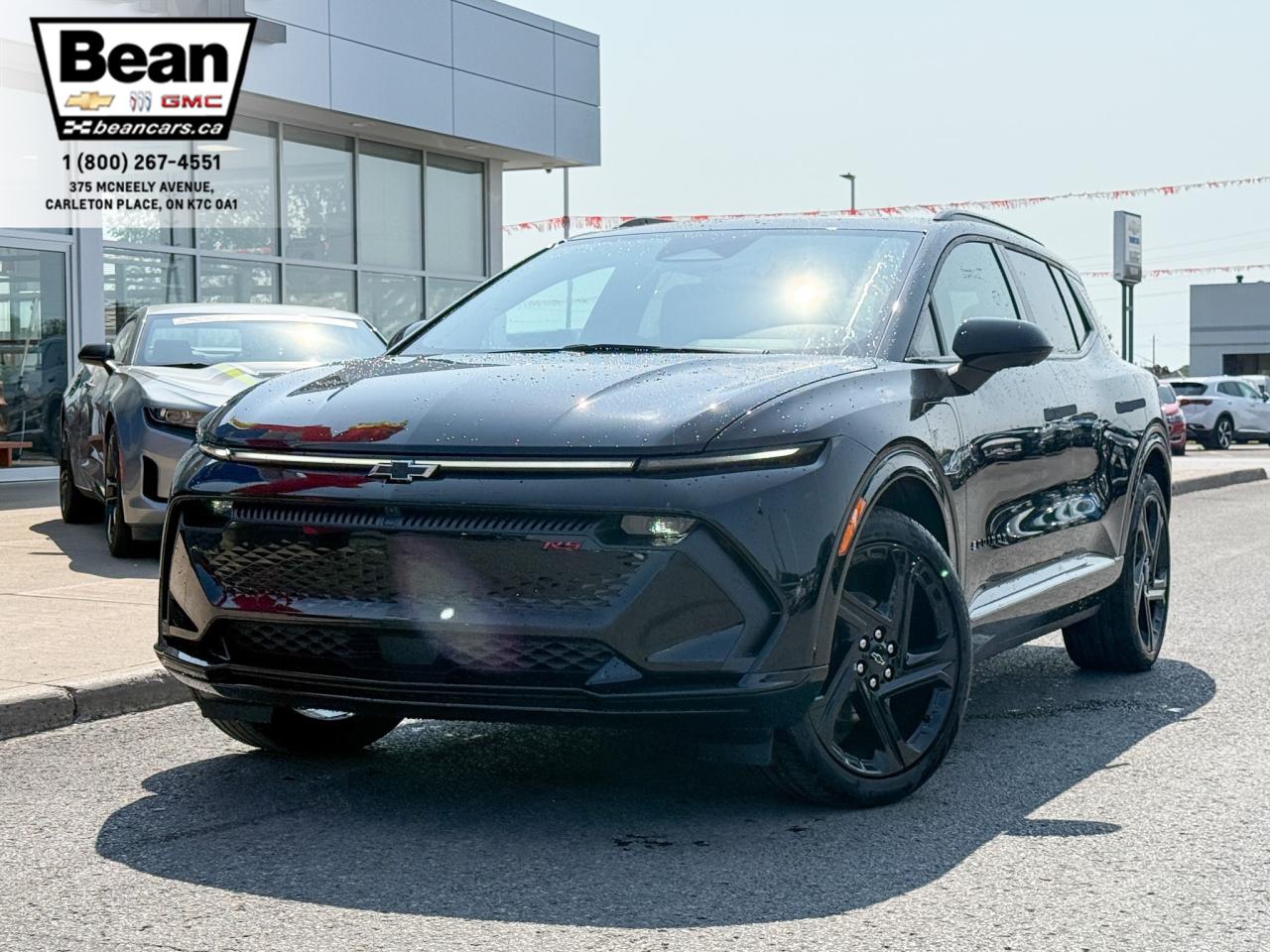 New 2025 Chevrolet Equinox EV RS FULLY ELECTRIC WITH REMOTE START/ENTRY, SUNROOF, HEATED SEATS, VENTILATED SEATS, HEATED STEERING WHEEL, POWER LIFTGATE, HD SURROUND VISION for sale in Carleton Place, ON