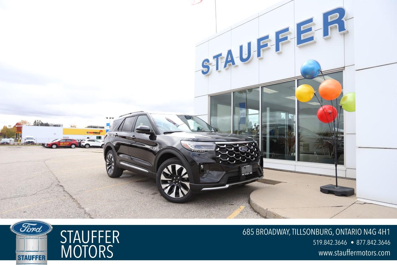 New 2026 Ford Explorer Platinum 4wd for sale in Tillsonburg, ON