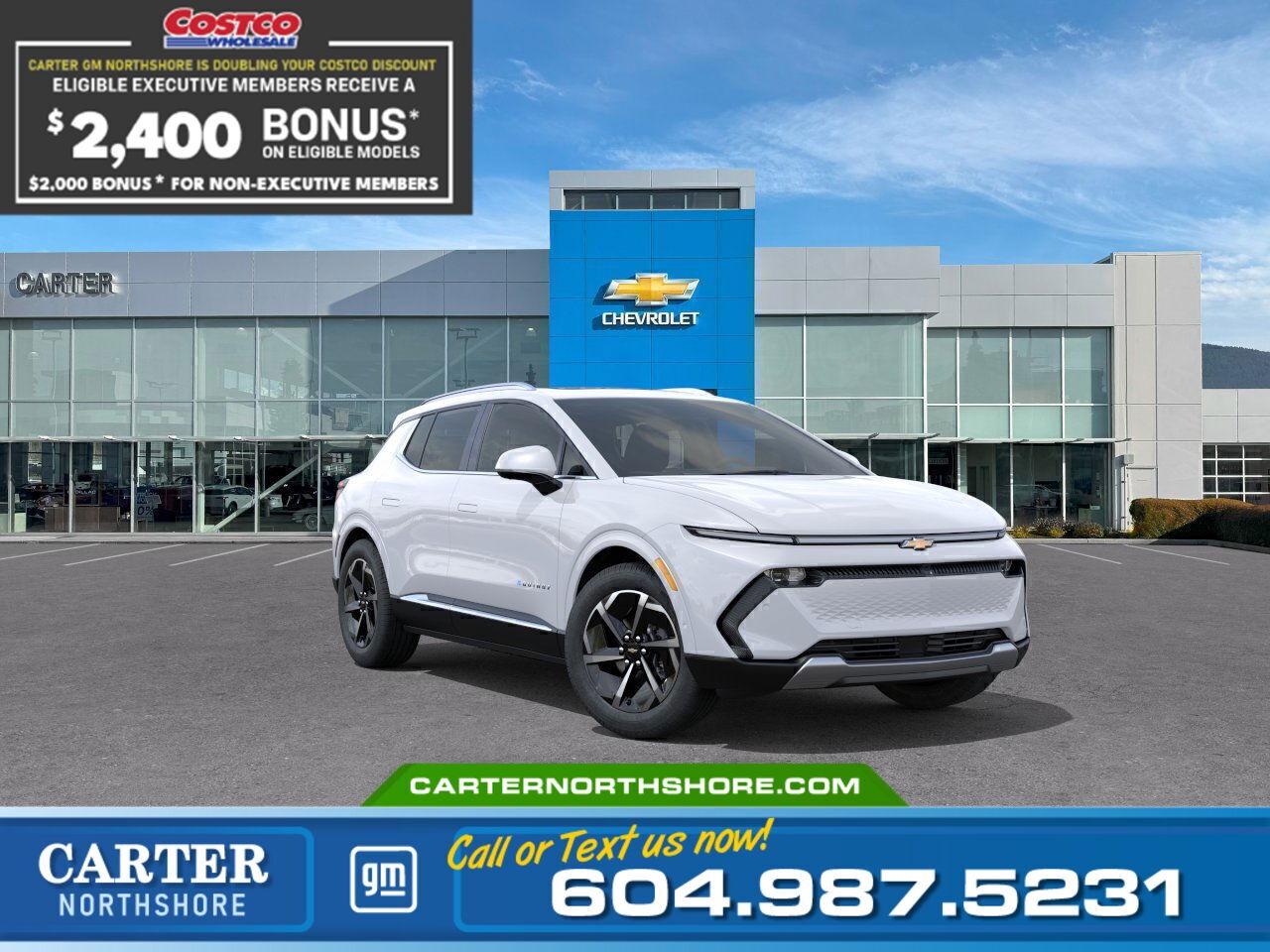 New 2025 Chevrolet Equinox EV 2LT | Heated Seats/LCD Display/Apdt Cruise Ctrl for sale in North Vancouver, BC
