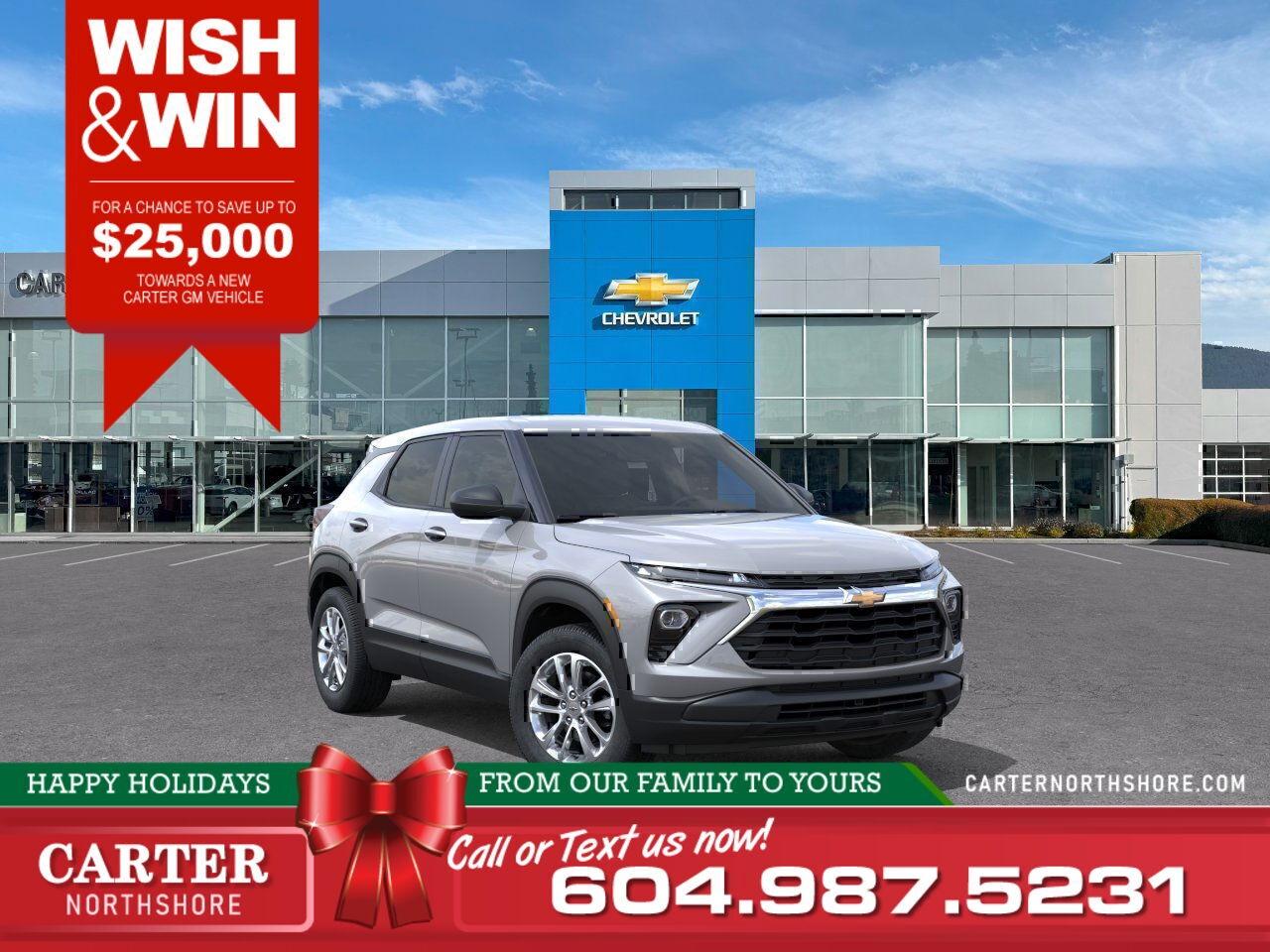 New 2026 Chevrolet TrailBlazer 1LS | WISH & WIN - SAVE UP TO $25,000! for sale in North Vancouver, BC