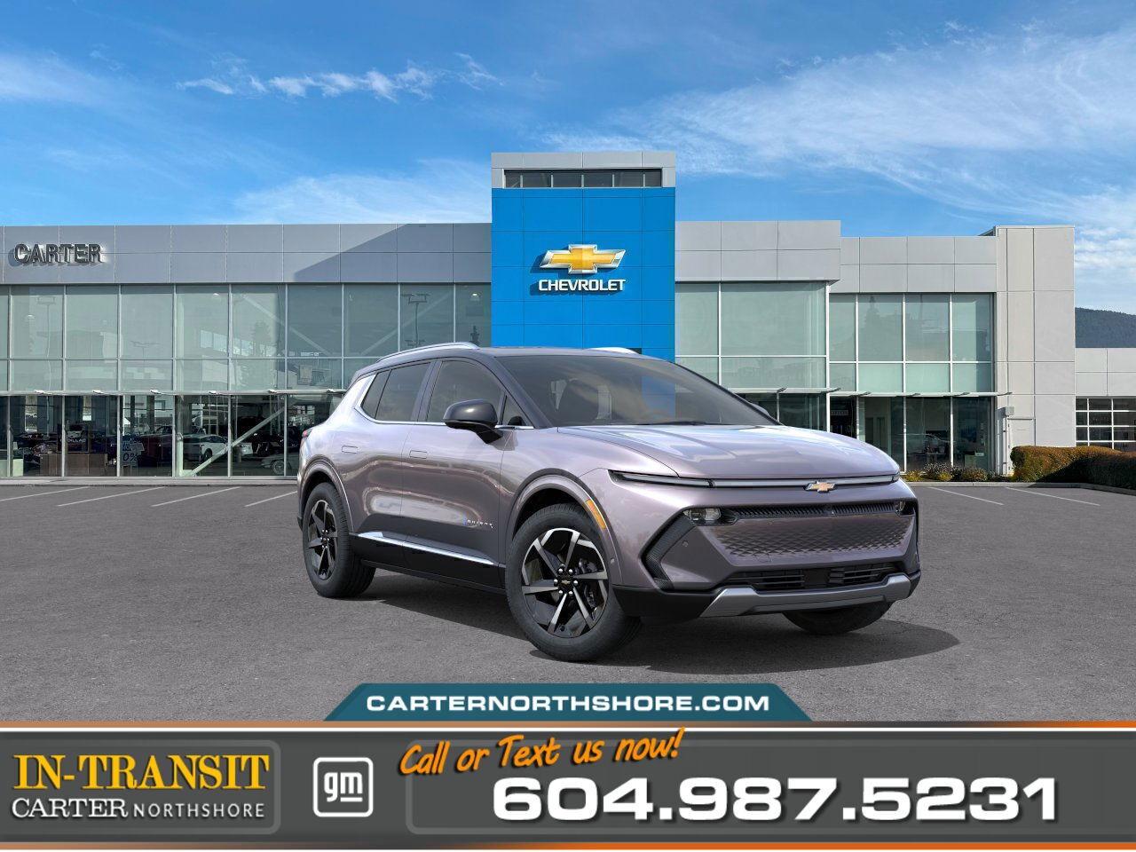 New 2025 Chevrolet Equinox EV 2LT | Heated Seats/LCD Display/Apdt Cruise Ctrl for sale in North Vancouver, BC