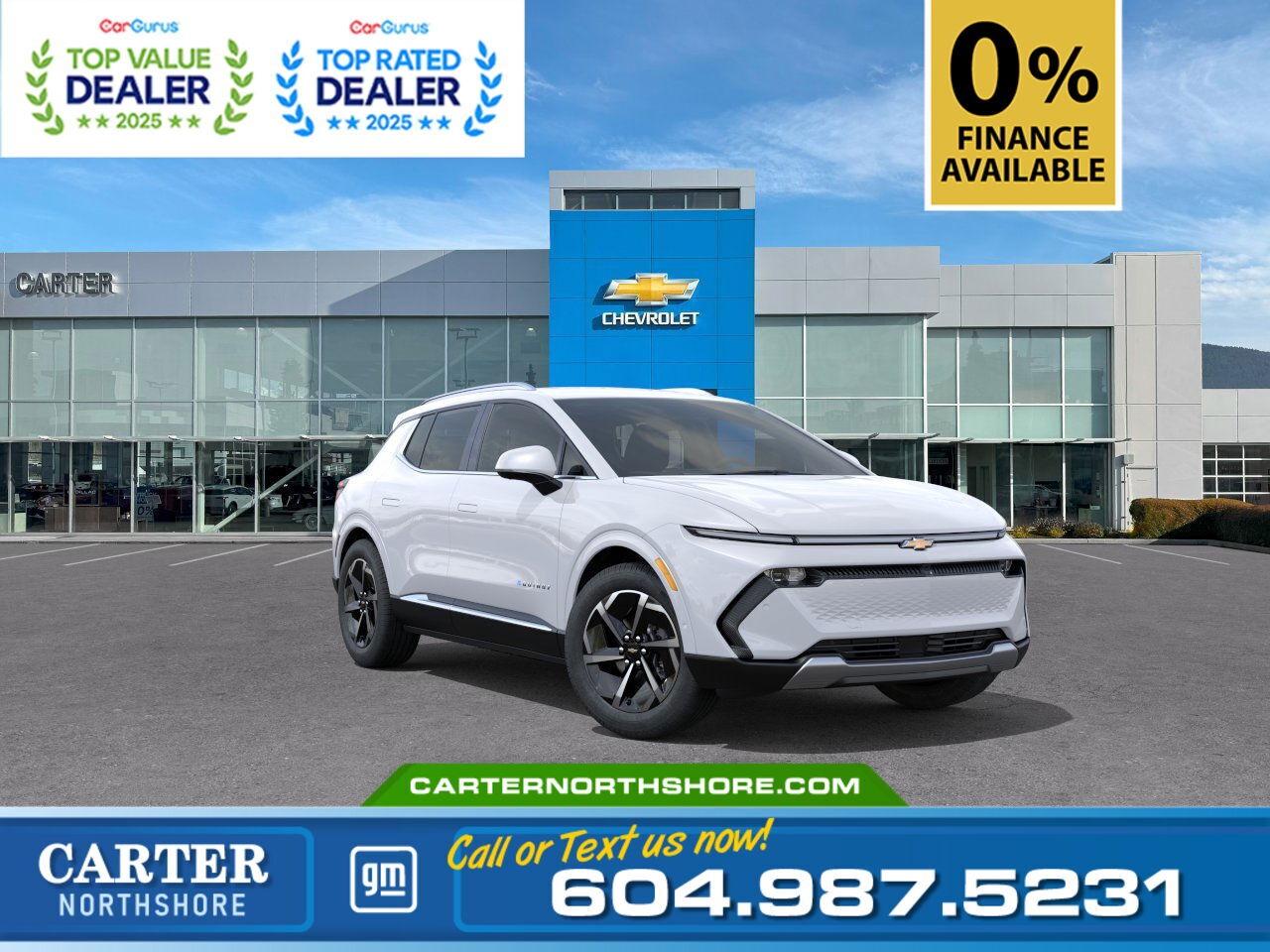 New 2025 Chevrolet Equinox EV 2LT FWD | Heated Seats/LCD Display/Apdt Cruise for sale in North Vancouver, BC