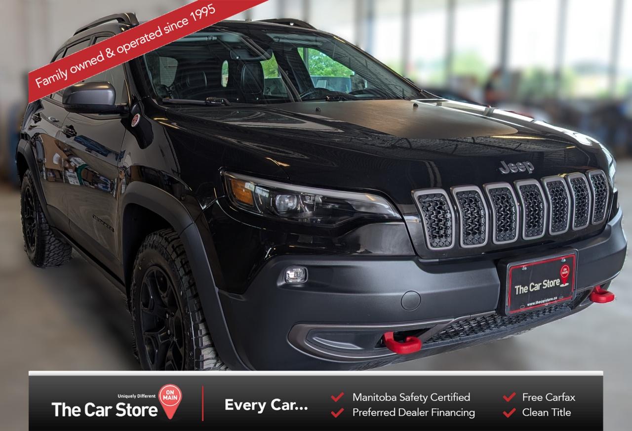 Used 2019 Jeep Cherokee Trailhawk Elite| Pano Sunroof, Local, No Accidents for sale in Winnipeg, MB