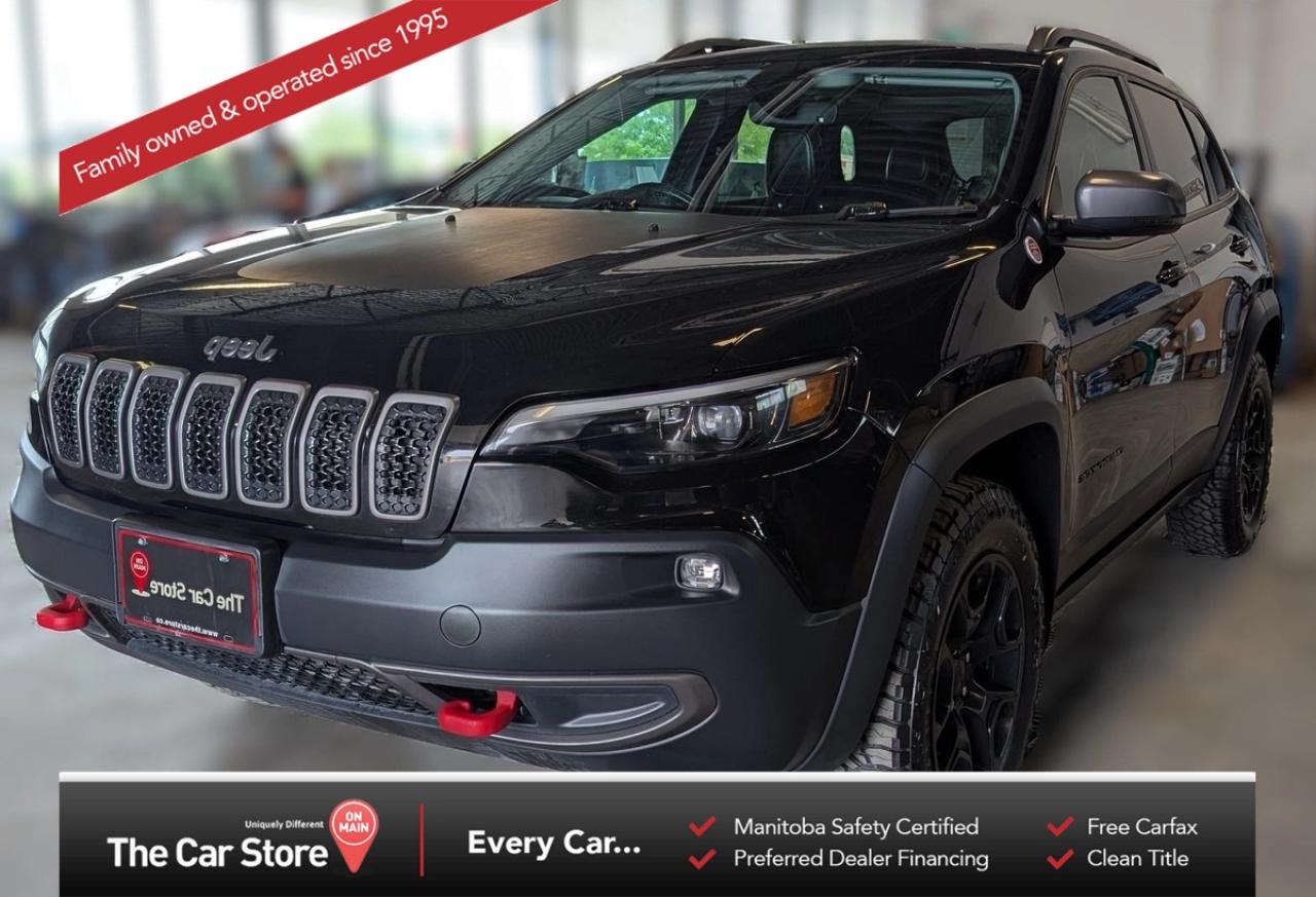Used 2019 Jeep Cherokee Trailhawk Elite| Pano Sunroof, Local, No Accidents for sale in Winnipeg, MB